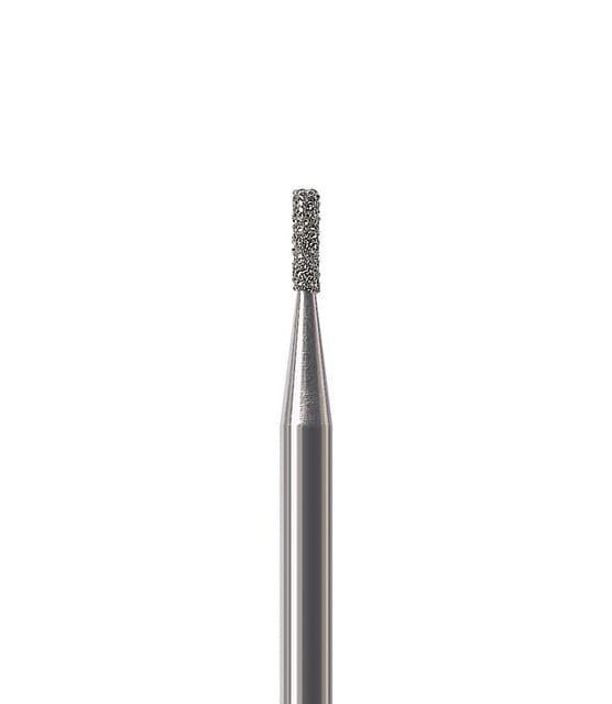 Diamond Bur FG Short Shank Round End Cylinder 835 008 Medium - Pack 5 *WSL