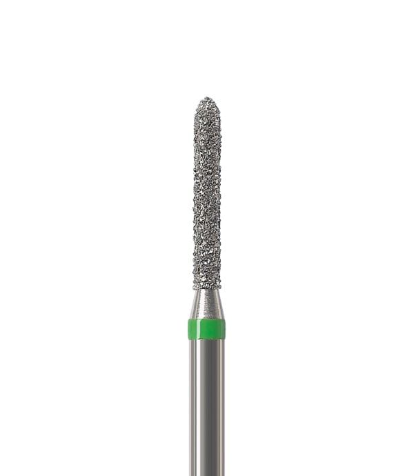 Diamond Bur FG Torpedo Modified Bevelled Cylinder 878 012 Coarse- Pack 10