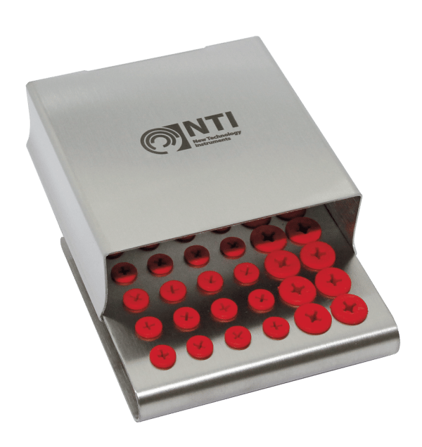 Bur Block for office organization, Red, 34plugs, 4066RE - Pack 1