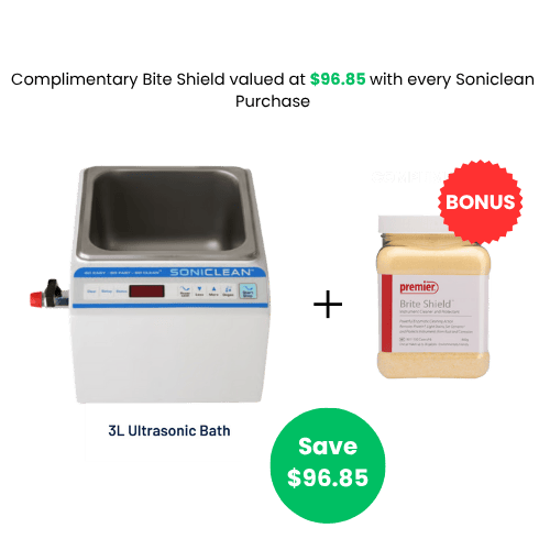 Soniclean 160TD Ultrasonic Cleaner 3.0L + PRE11100 Promo Bundle