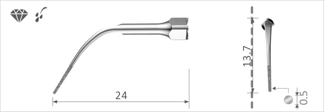 Xpedent Tips suitable for Satelec Scaling Devices, XP-PD3D - Each