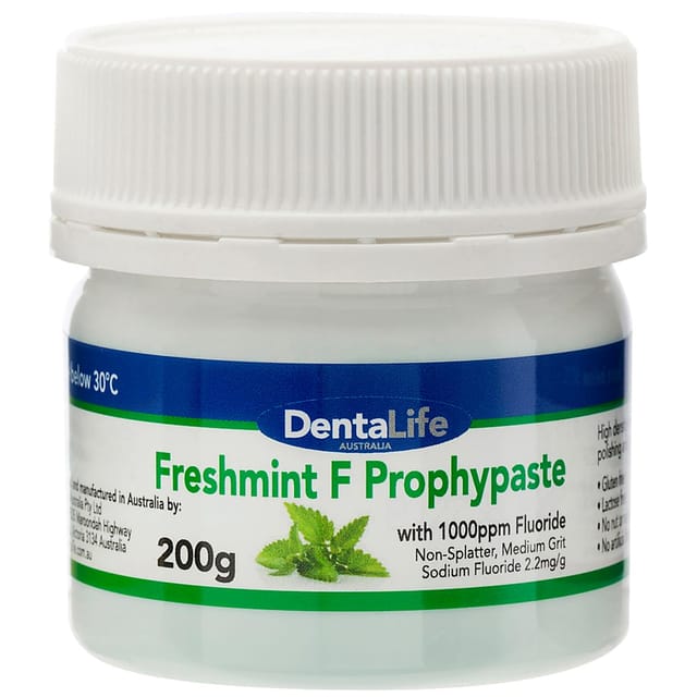 Dentalife Optum F Prophy Paste with Fluoride 200gm Jar
