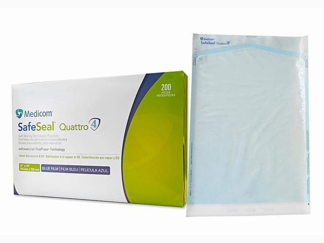 SafeSeal Quattro Sterilization Pouches