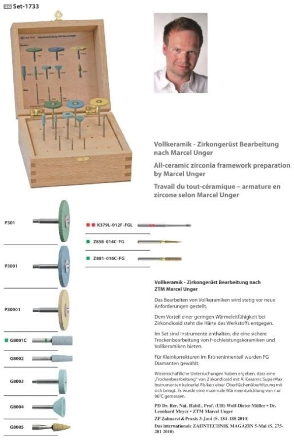 Zirkonbe Set M.Unger, HP,FG,FGL SET-1733 - Pack 11