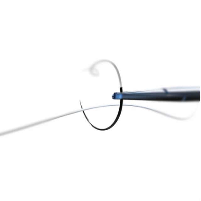 Suture PTFE 6/0 1/2 Circle Taper Cut 13mm DS Black - Box 12