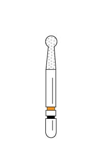 Two Striper Diamond Bur TSZtech Round 125NZF, 2015666 - Pack 5