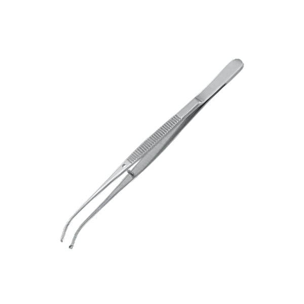 Tissue Forceps Semken Curved Fine 1x2 Teeth, 1.6mm 15cm, 1198-131