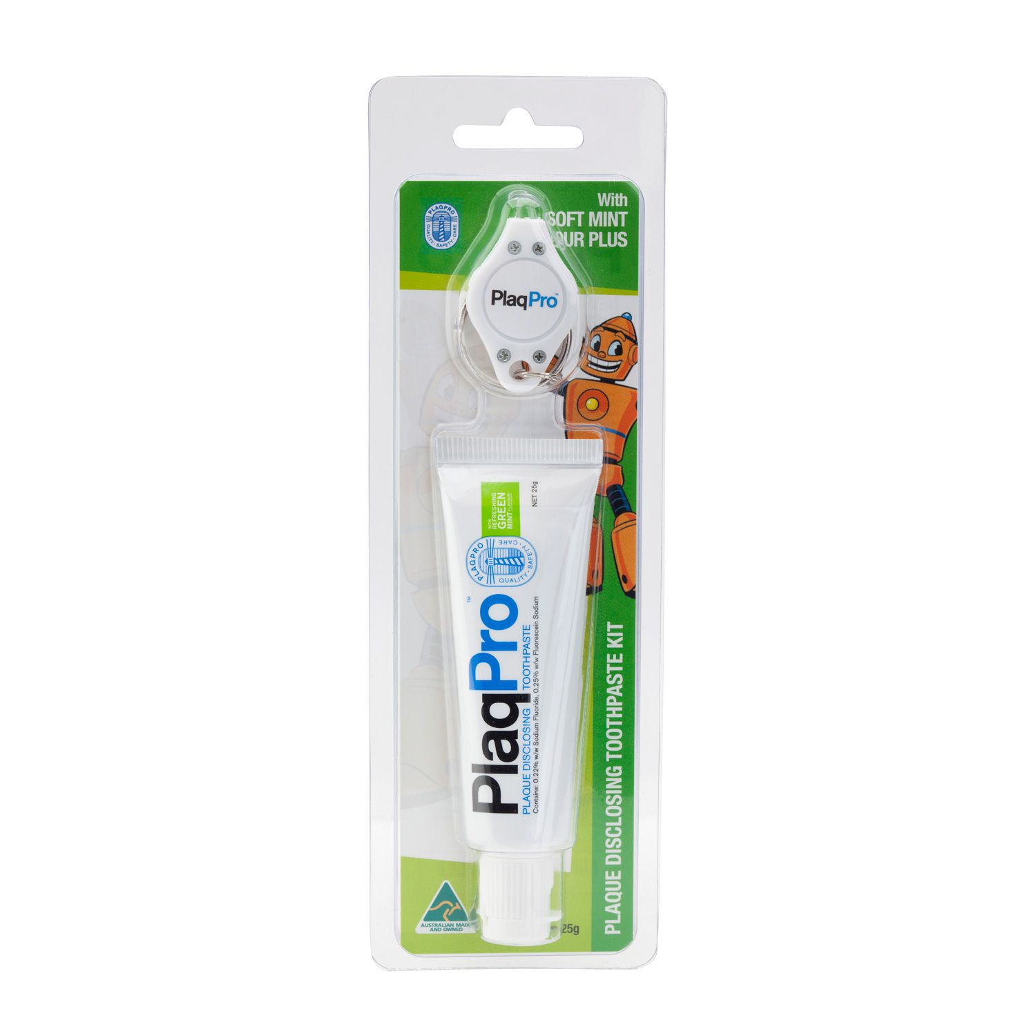 DentaLife PlaqPro 25g Mint Toothpaste and Torch - Kit