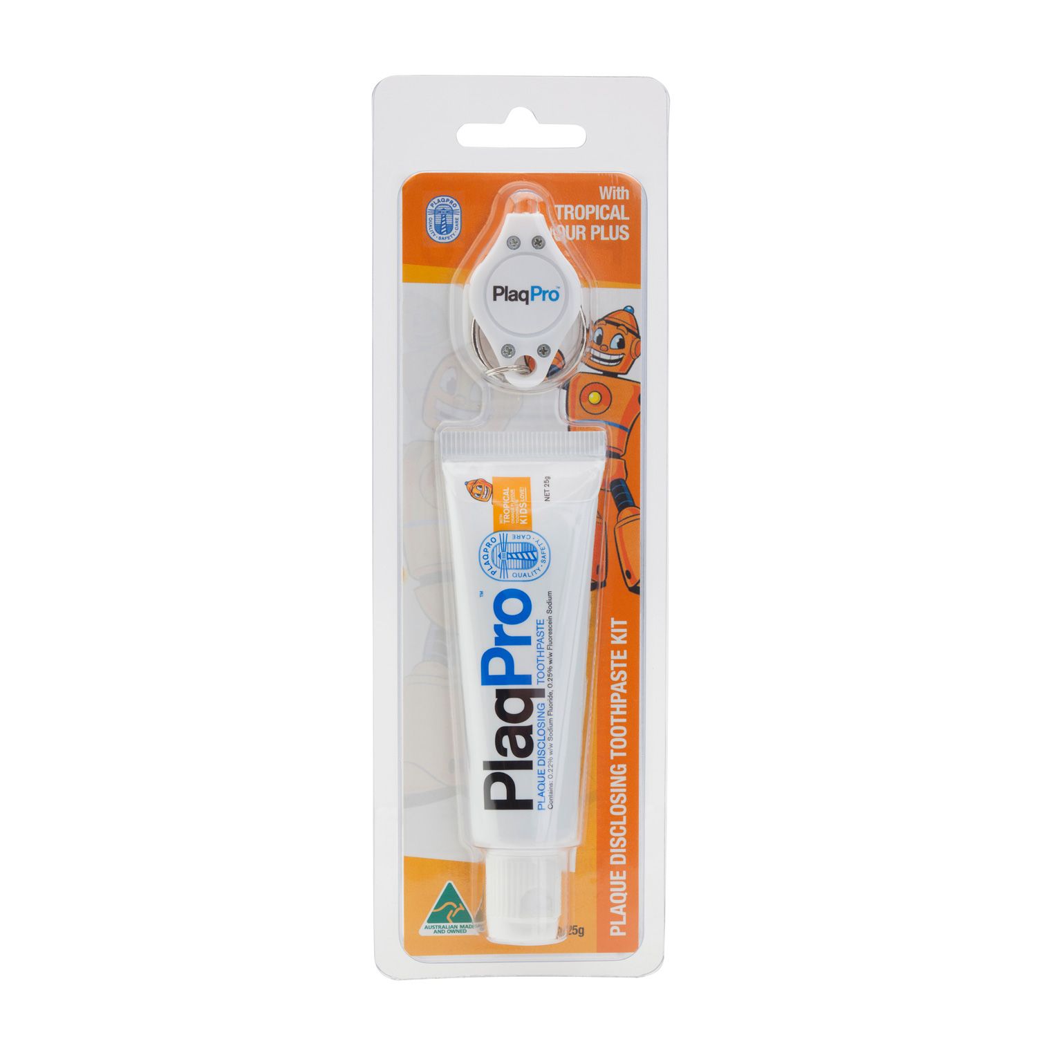 DentaLife PlaqPro 25g Tropical Toothpaste and Torch - Kit