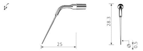 Xpedent Tips suitable for Satelec Scaling Devices, XP-ED14 - Each