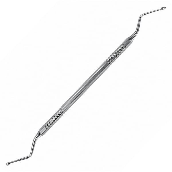 Bone Curettes 17cm Hemingway dia.3.5mm Octagonal Handle, 1361-3