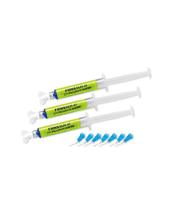 FineEtch Etching Gel 37% Phosphoric Acid 3x5ml Syringe 